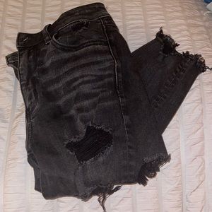 AE Black Ripped Skinny Jeans